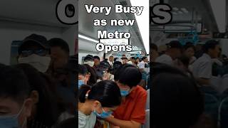 China’s First Cross-Sea Metro: PACKED on Day One!