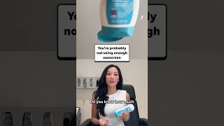 You're probably not using enough sunscreen