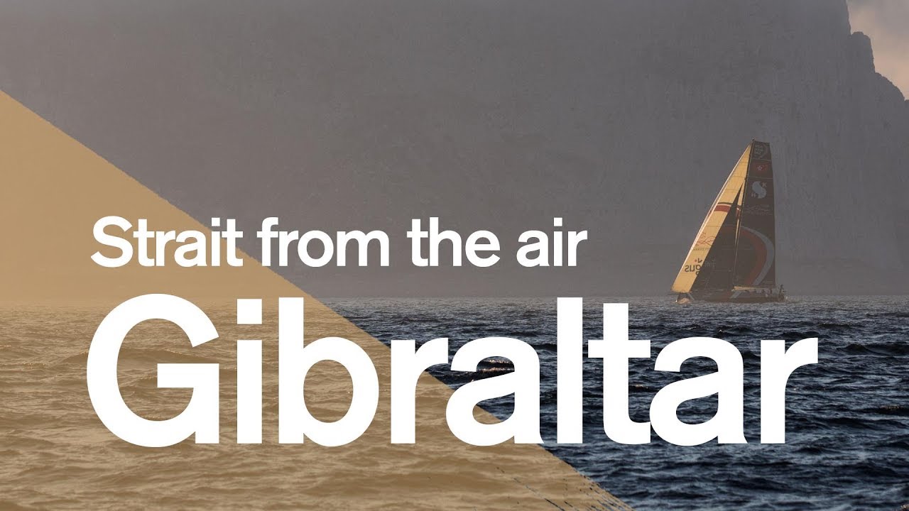 Gibraltar Strait from the air! | Volvo Ocean Race