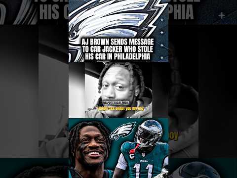 AJ Brown Sends Messages to CarJacker Who stole His car in Philadelphia
