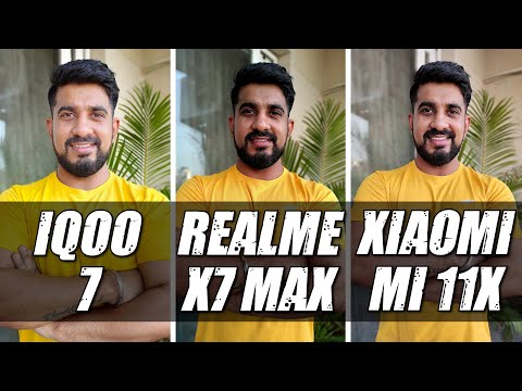 (ENGLISH) Realme X7 Max vs Xiaomi Mi 11X vs iQoo 7 Camera Comparison