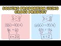Cross Multiplication and Proportions