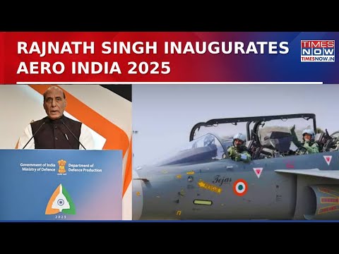 'Aero India Is Kumbh Of Research': Rajnath Singh Inaugurates Aero India 2025 In Bengaluru | WATCH