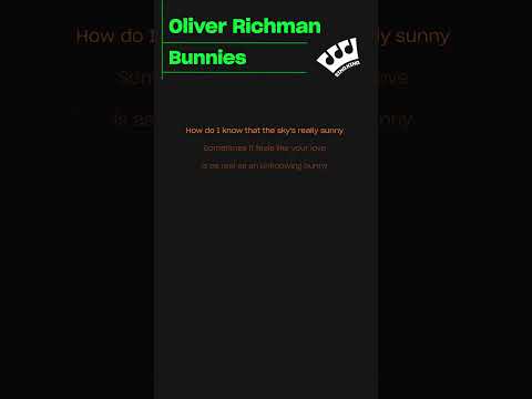 Oliver Richman – Bunnies (Short Karaoke)  #karaokehits #singking #music