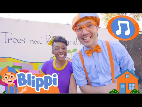 Earth Day with Bestfriends Blippi and Meekah | Blippi | Kids Show | Toddler Animal Learning Cartoons