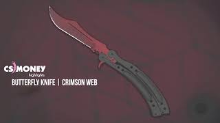 Butterfly Knife Crimson Web Gameplay