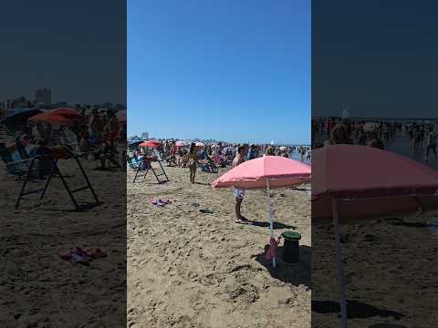 Espectacular día de playa en Mar del Plata