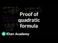 Understanding the Quadratic Formula