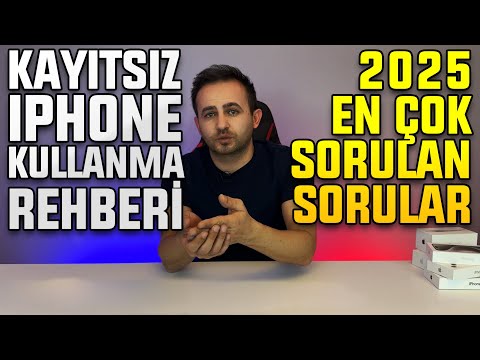 Yurt Dışı Kayıtsız iPhone Kullanımı 2025 | En Çok Sorulan Sorular | IMEI Kayıtsız Yasal Kullanım
