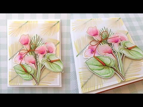 Watercolor w/Kathy Racoosin ft. MODERN CALLA LILIES stamps