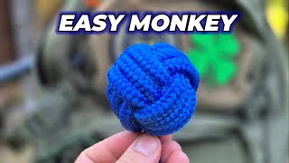 Simplest Monkey's Fist Knot Tutorial for Beginners