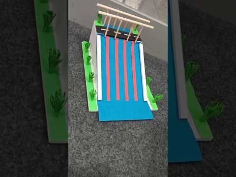 Dam model #scienceproject #schoolproject #viralshort #viralvideo