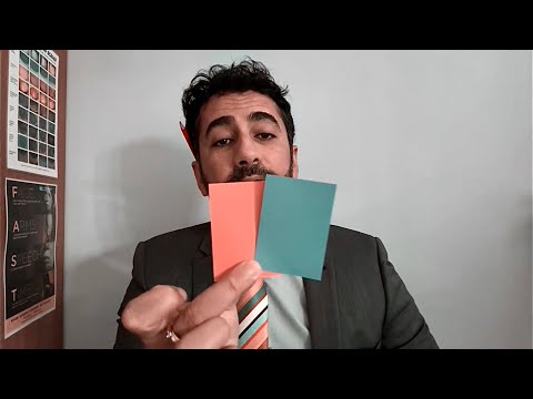 ASMR: Colour Card Analysis - but you have Tritanopia