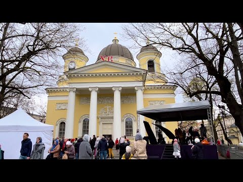 Пасхальный праздник в Спасо-Преображенском соборе