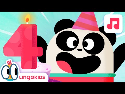 Happy Birthday Song for 4-Year-Olds 🎂4️⃣🎈 Songs for kids | Lingokids