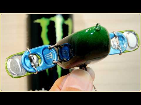 How to make a Monster Wings Lure. || Fishing Lure Template.