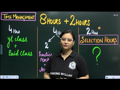 Time Management for Bank Exams 2025 | SBI/IBPS PO & Clerk Exam Strategy and Timetable | Rupam Mam