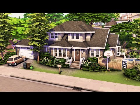 Nostalgic Family Home | The Sims 4 Speed Build