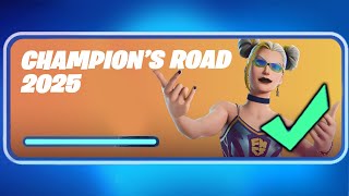 How to EASILY Complete ALL Champion's Road 2025 Quests & Get FNCS Fighter Back FOR FREE in Fortnite