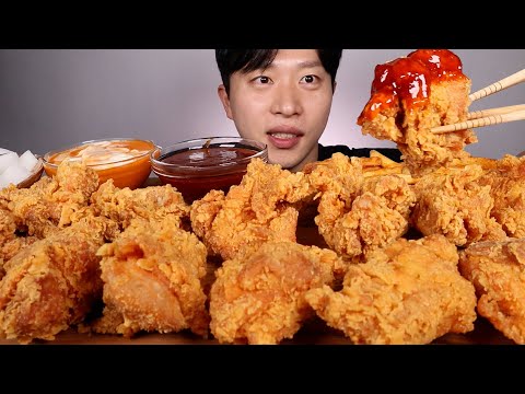 소문만 들었던 맘스터치 빅싸이순살치킨, 진짜 맛있네요? 먹방 ASMR MUKBANG FRIED CHICKEN EATING SHOW