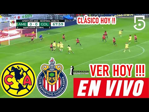 🔴 América vs. Chivas En Vivo ✅Partido Hoy, Hora Juega AMERICA VS CHIVAS DONDE VER america Femenil TV