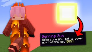 So I Played Minecraft, But the Sun Burns You...