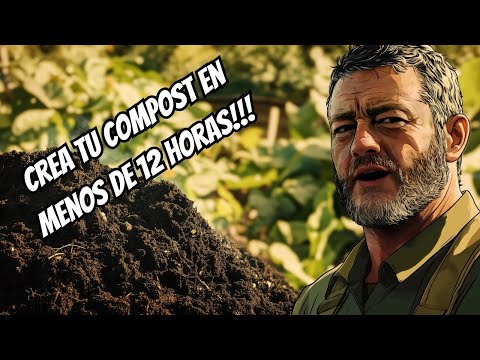 Increíble, crea tu compost Súper Rápido... Entre 3 y 12 Horas tendrás listo tu compostaje