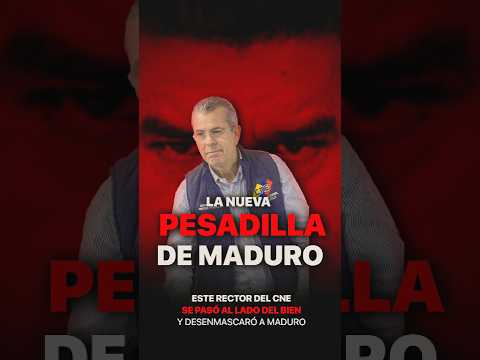 MADURO no esperaba lo que hizo este rector del CNE #venezuel #noticiasvenezuela #politicavenezuela