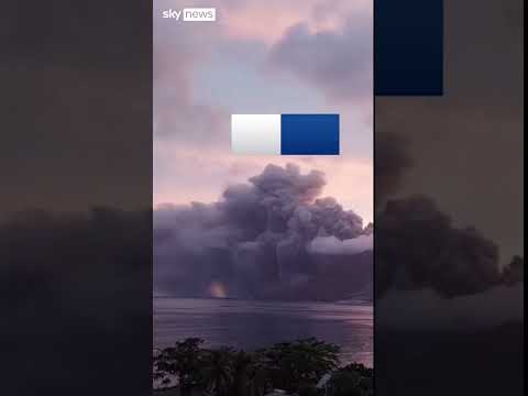 Indonesian volcano, Mount Ruang erupts again forcing thousands to evacuate
