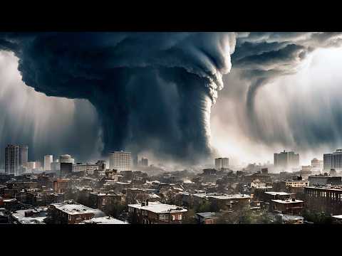 The sky fell on China! A huge tornado leaves no chance for people caught in it