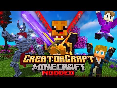 I Survived 100 Days in CreatorCraft in Minecraft…