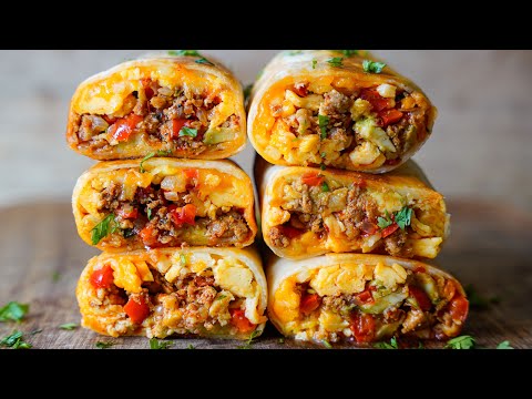 Best Breakfast Burrito Recipe Ever!