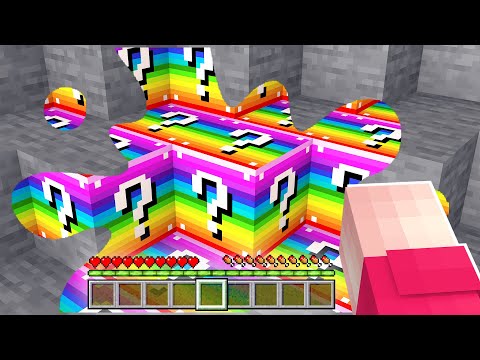 ALLES was ich BERÜHRE wird zu LUCKY BLOCK in MINECRAFT!