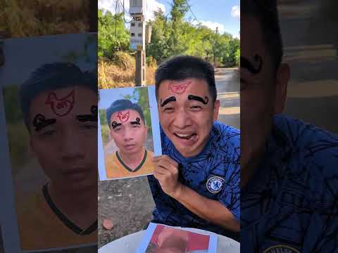 Troll bố vẽ mặt funny | Tân ối á #shorts