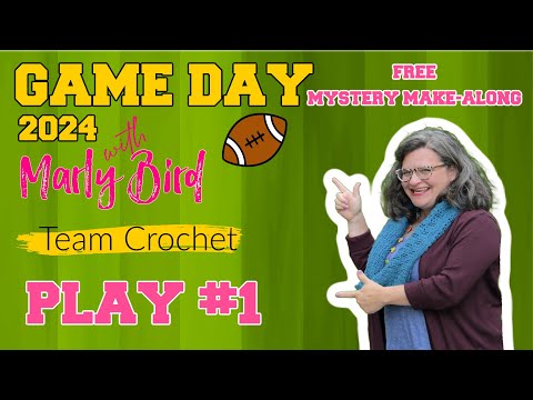 Crochet Game Day Mystery Make-Along 2024: 8AM Play Revealed! 🧶🕗