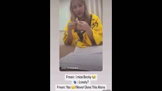 Freen missing Becky 🥺 #freenbeck #freensarocha #beckyarmstrong #gaptheseries