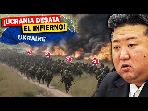 ¡INCREÍBLE! ¡1,100 Norcoreanos Perdidos En El Corazón Del Infierno En Ucrania! ¡KIM JONG ENLOQUECIÓ!