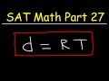 Distance, Speed, and Time Problems