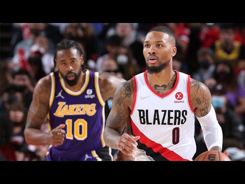 Los Angeles Lakers vs Portland Trail Blazers Full Game Highlights 2021 22 NBA Season