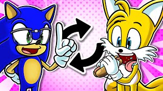 TROCAMOS DE CORPO e isso aconteceu... Sonic VR