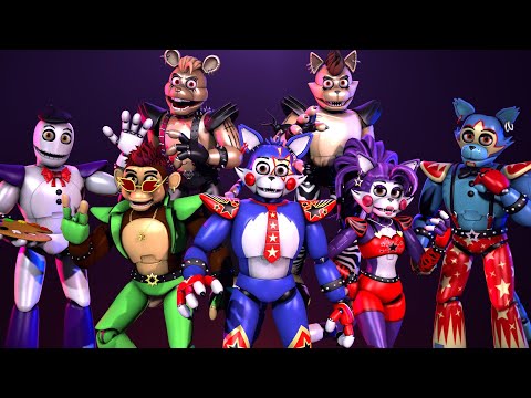 Glamrock FNaC (Remake) | FNaF SB/FNaC Speed Art [SFM]