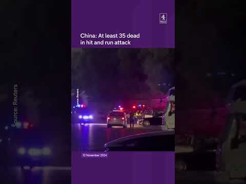 China: 35 dead in hit and run attack