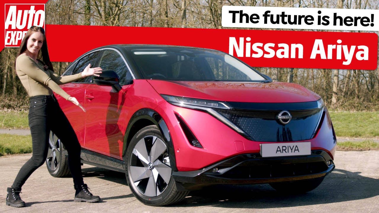 Sneaking in to drive the all-new Nissan Ariya - 4K - Auto Express