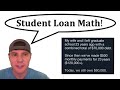 Student Loan Debt Calculations
