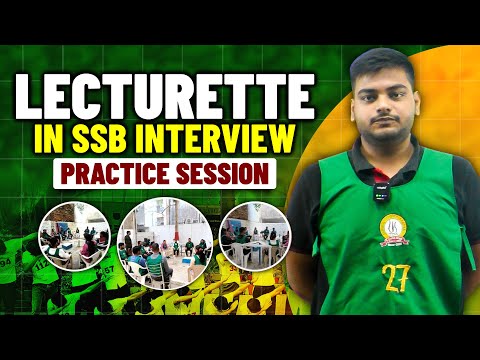 Lecturette Practice for SSB Interview | How to Deliver A Good Lecturette in the SSB Interview