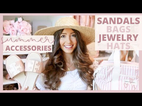 Video: BEST Summer Accessories Guide! 🌴 Best Summer Sandals, Hats, Handbags | SUMMER WARDROBE Series Pt 2!