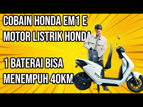 Honda EM1 e Motornya Ringan Lincah Cocok Buat Apa ya...?