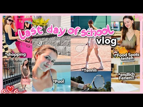 Last day of school ☀ letzter Schultag vor den Ferien Vlog + GRWM ౨ৎ
