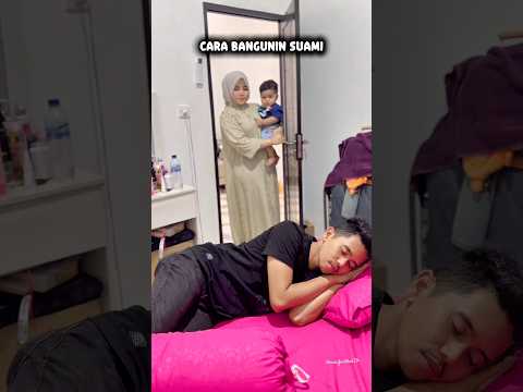Cara paling manjur bangunin suami #shorts #trending