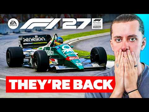 Classic Cars are BACK for the F1 27 Game!